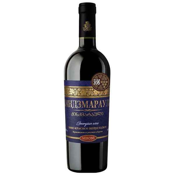 Вино Kindzmarauli красное полусладкое 0,75 л (Грузия), 0.75л