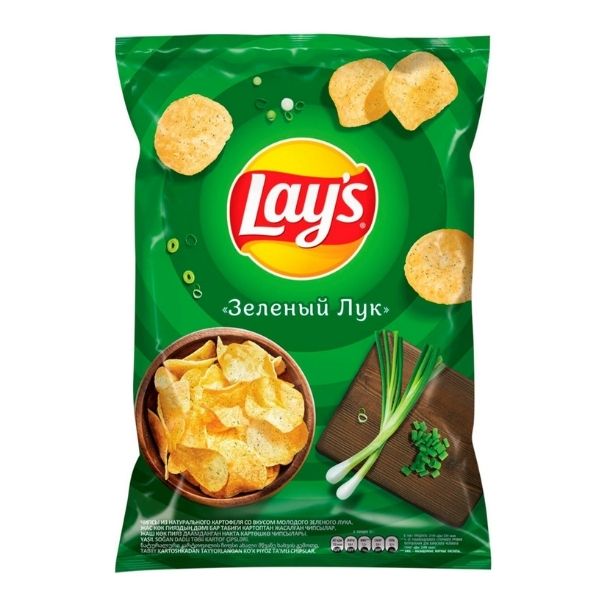 Чипсы Lay’s Зелёный лук, 70 г